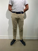 Charger l&#39;image dans la galerie, Pantalon chino Georgespaul beige stretch
