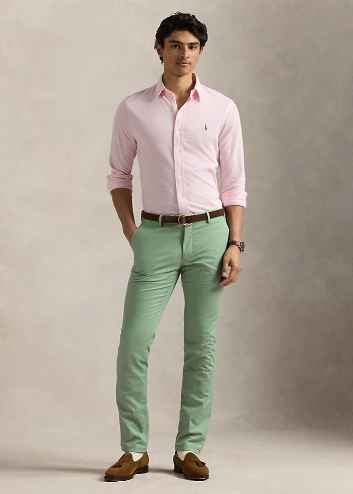 Pantalon chino Ralph Lauren vert pour homme | Georgespaul 