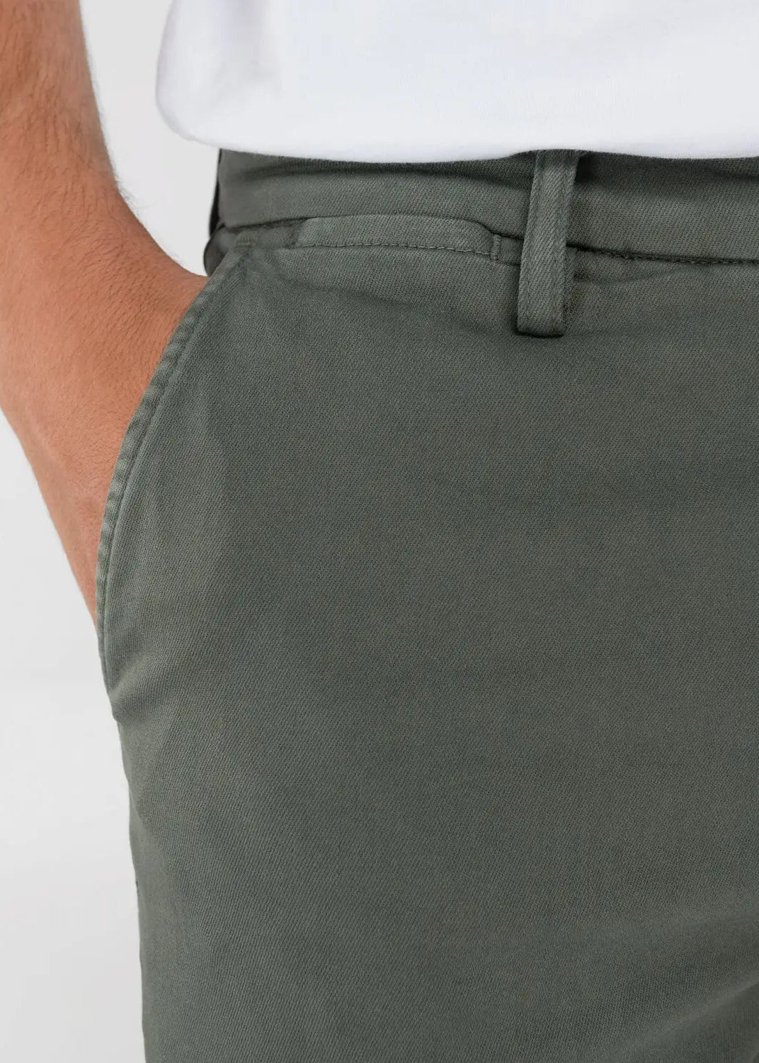 Pantalon chino Replay kaki pour homme | Georgespaul 