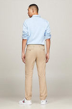 Afbeelding in Gallery-weergave laden, Pantalon chino Tommy Hilfiger beige en coton bio stretch
