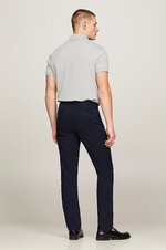Laden Sie das Bild in den Galerie-Viewer, Pantalon chino Tommy Hilfiger marine en coton bio stretch
