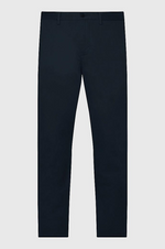 Afbeelding in Gallery-weergave laden, Pantalon chino Tommy Hilfiger marine en coton bio stretch
