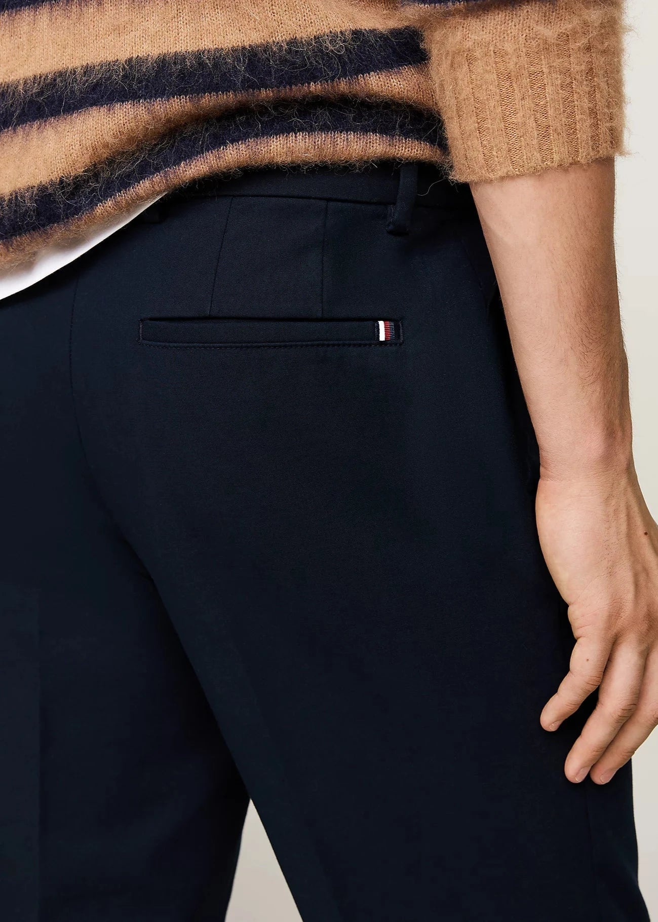 Pantalon chino Tommy Hilfiger marine | Georgespaul 