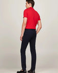 Pantalon chino Tommy Hilfiger marine pour homme | Georgespaul