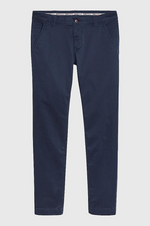 Charger l&#39;image dans la galerie, Pantalon chino Tommy Jeans bleu marine en coton bio
