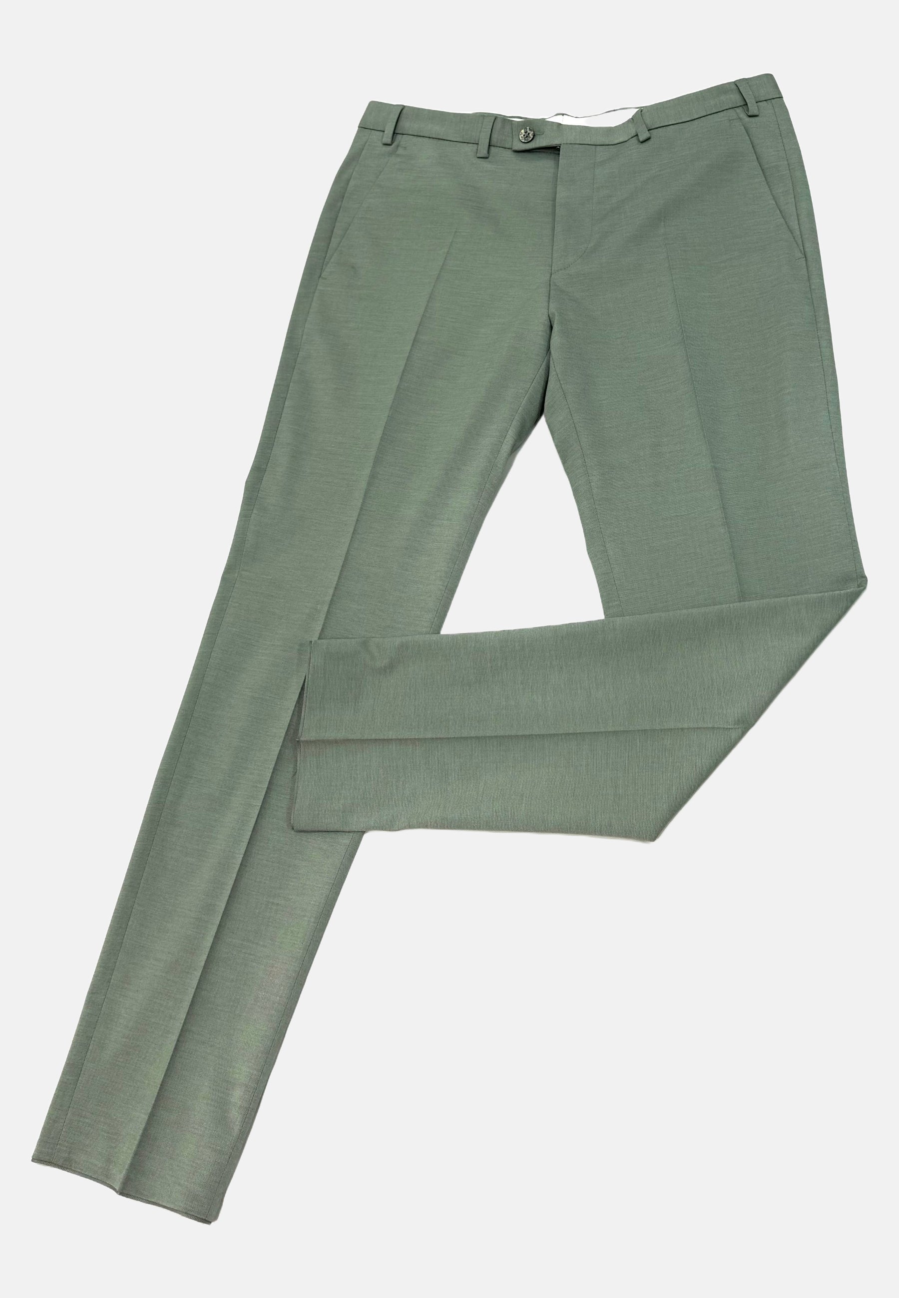 Pantalon de costume Franco Digel vert clair pour homme | Georgespaul