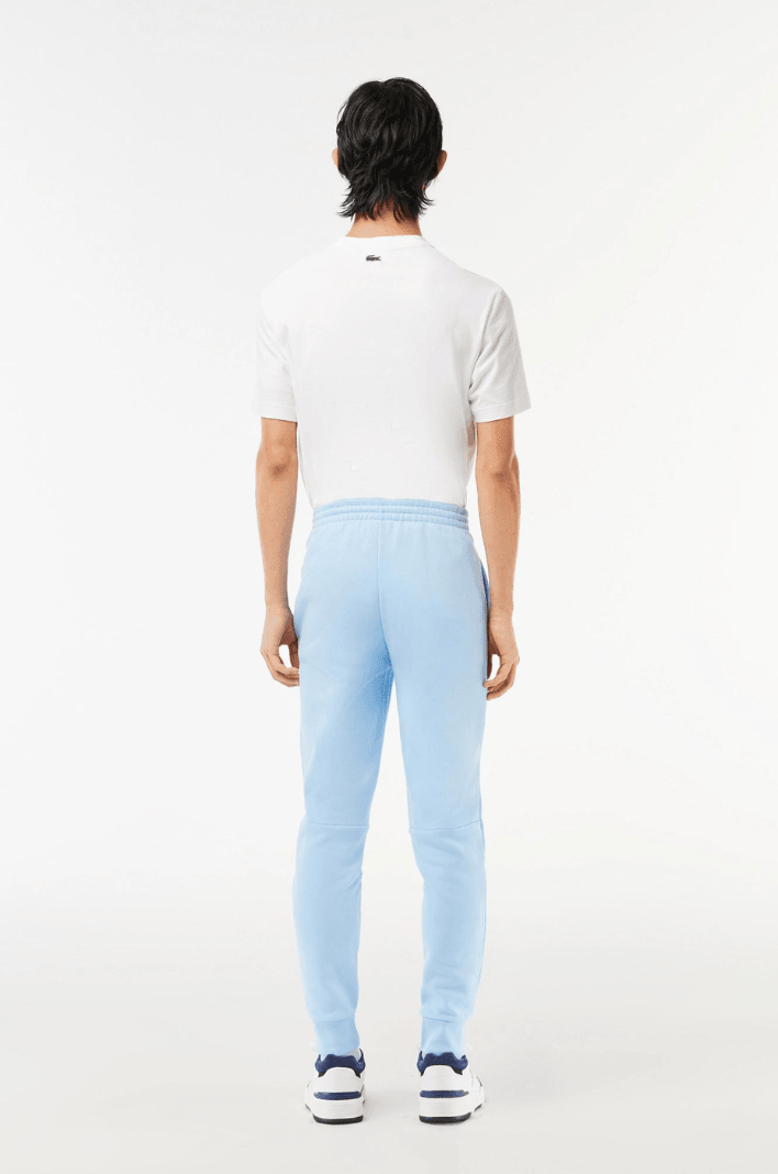 Pantalon de jogging Lacoste bleu clair en coton bio - Georgespaul