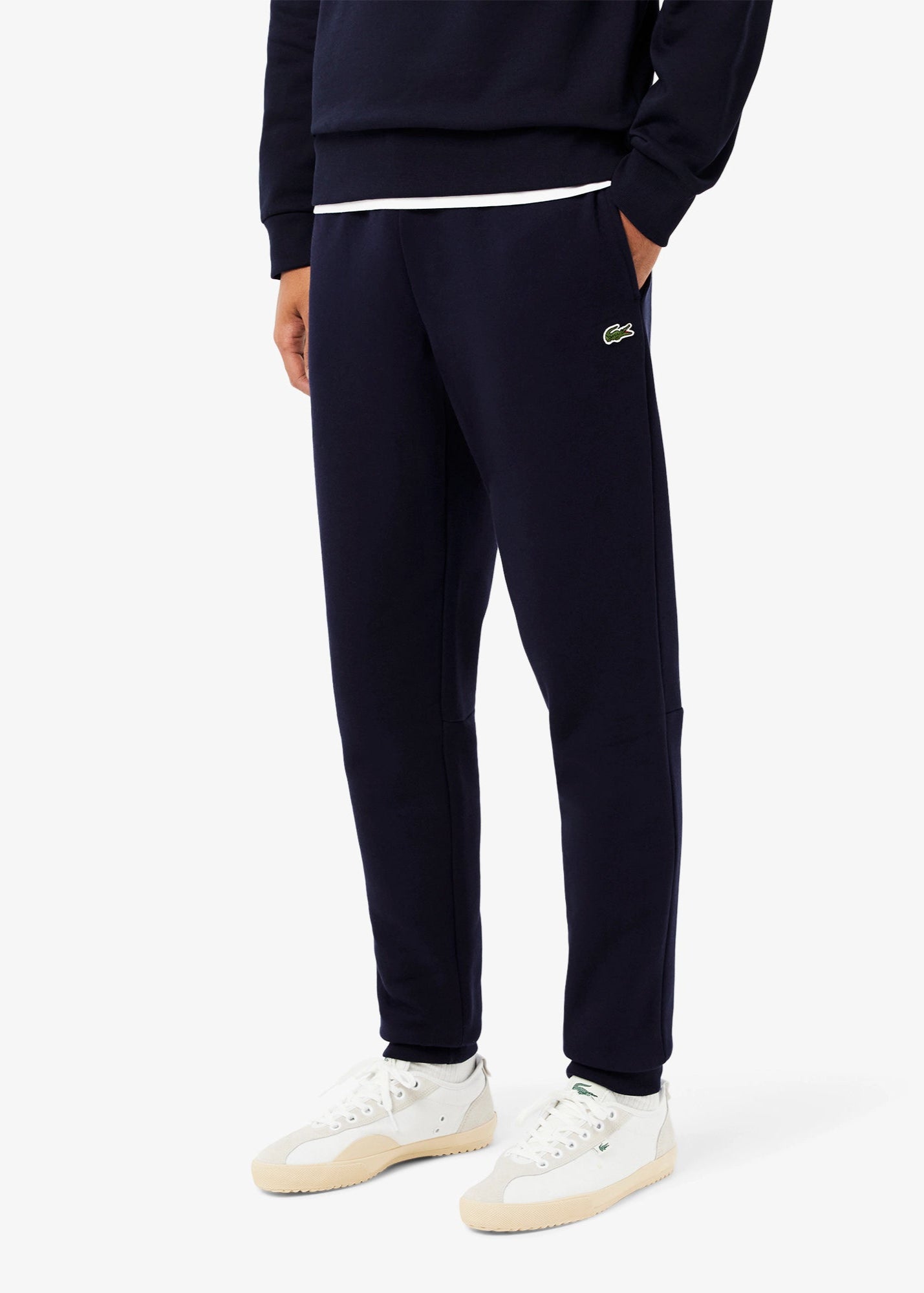 Pantalon de jogging homme Lacoste marine coton bio | Georgespaul