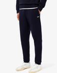 Pantalon de jogging homme Lacoste marine coton bio | Georgespaul