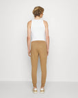 Pantalon de jogging Lacoste marron en molleton de coton bio - Georgespaul