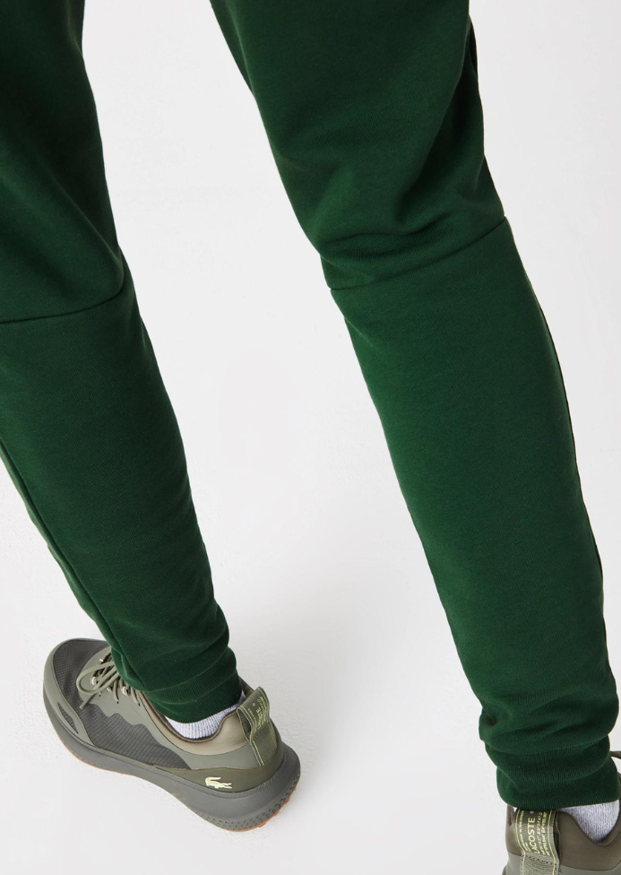 Pantalon de jogging Lacoste vert coton bio