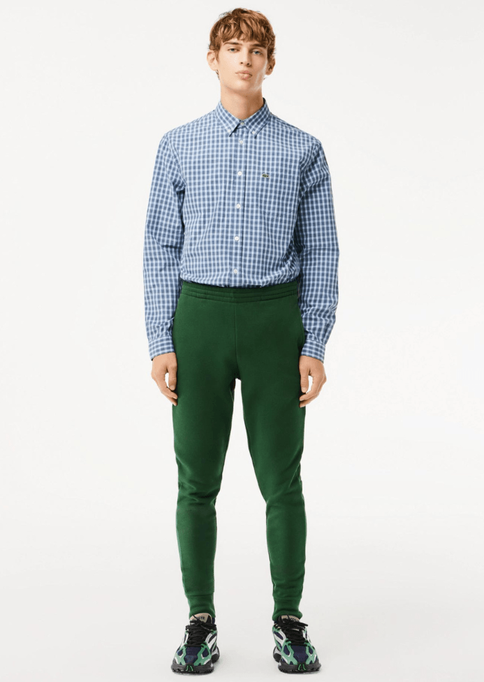 Pantalon de jogging Lacoste vert coton bio - Georgespaul