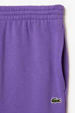Charger l&#39;image dans la galerie, Pantalon de jogging Lacoste violet en molleton de coton bio
