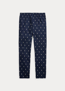 Pantalon de pyjama poney Ralph Lauren marine | Georgespaul