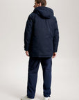 Parka à capuche Tommy Hilfiger marine - Georgespaul