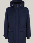 Parka à capuche Tommy Hilfiger marine - Georgespaul