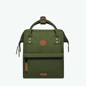 Petit sac à dos Cabaïa kaki et poches interchangeables I Georgespaul