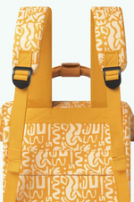 Afbeelding in Gallery-weergave laden, Petit sac à dos à motifs unisexe Setif Cabaïa jaune | Georgespaul
