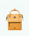 Petit sac à dos à motifs Cabaïa jaune - Georgespaul