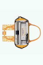 Charger l&#39;image dans la galerie, Petit sac à dos à motifs unisexe Setif Cabaïa jaune | Georgespaul
