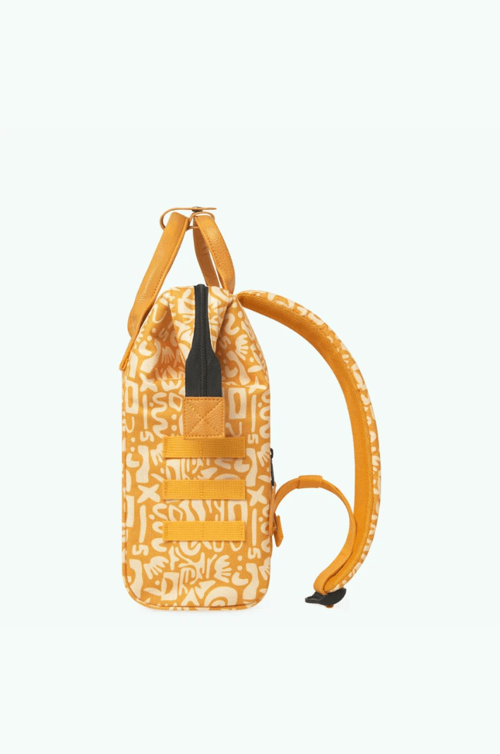 Petit sac à dos à motifs Cabaïa jaune - Georgespaul