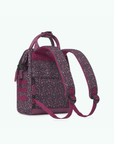 Petit sac à dos fleuri unisexe Lausanne Cabaïa bordeaux | Georgespaul