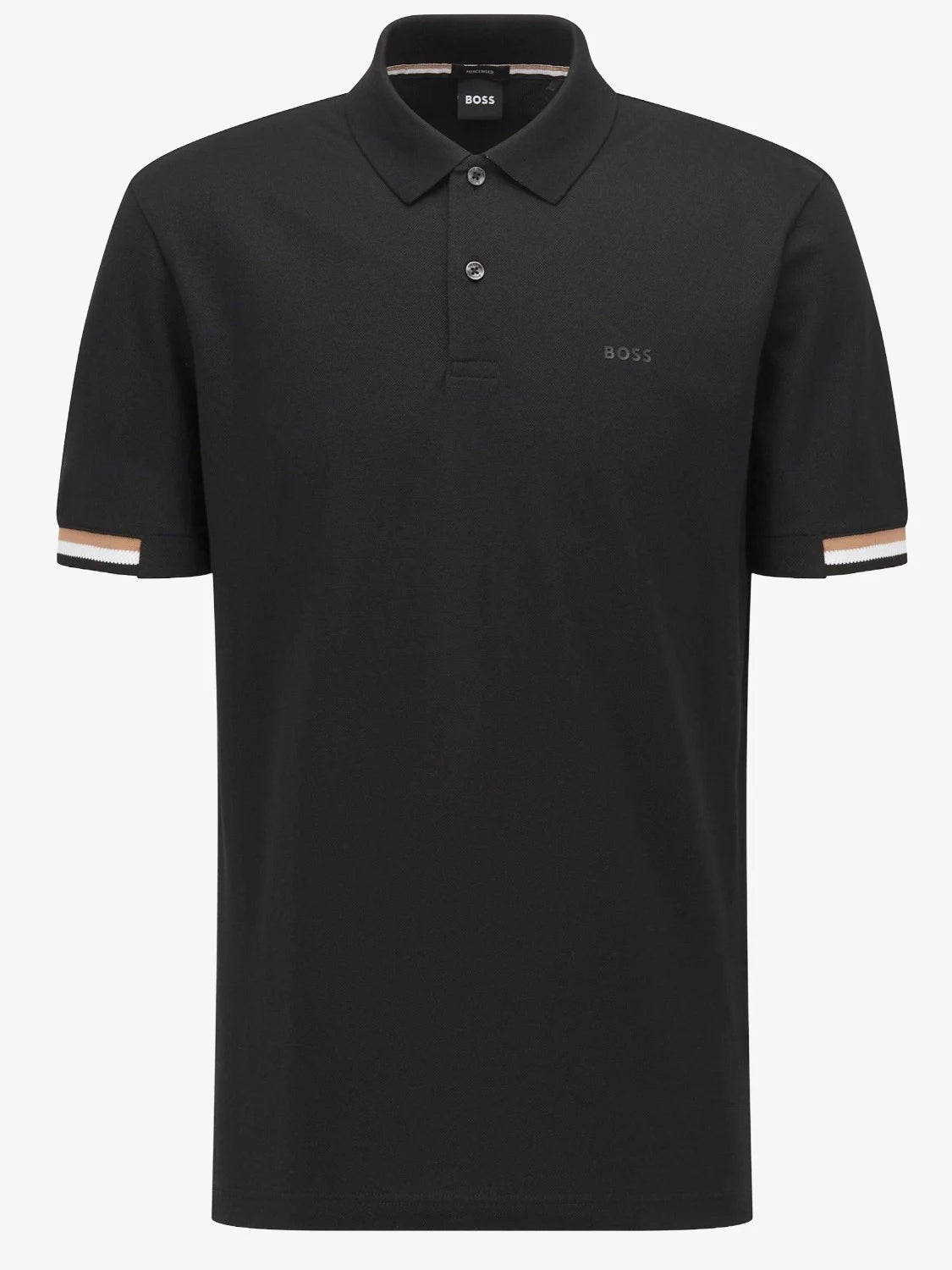 Polo-BOSS-noir-50467113001-plat