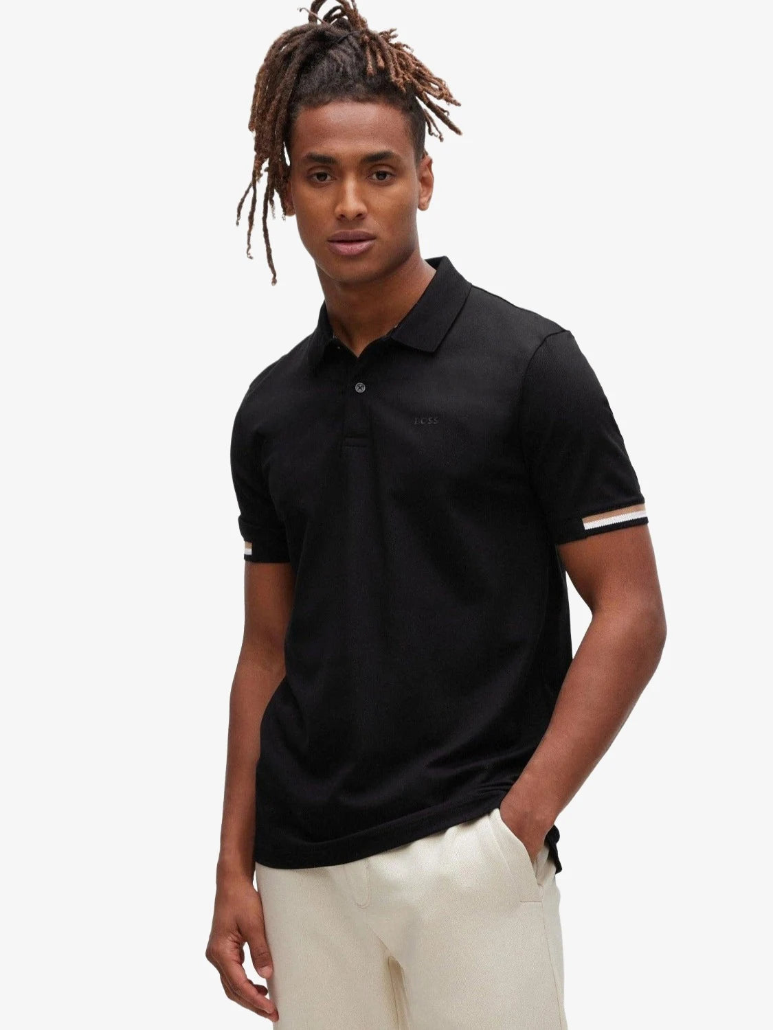 Polo-BOSS-noir-50467113001-tenue