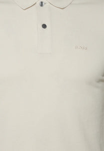 Polo BOSS blanc pour homme I Georgespaul