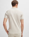 Polo BOSS blanc pour homme | Georgespaul