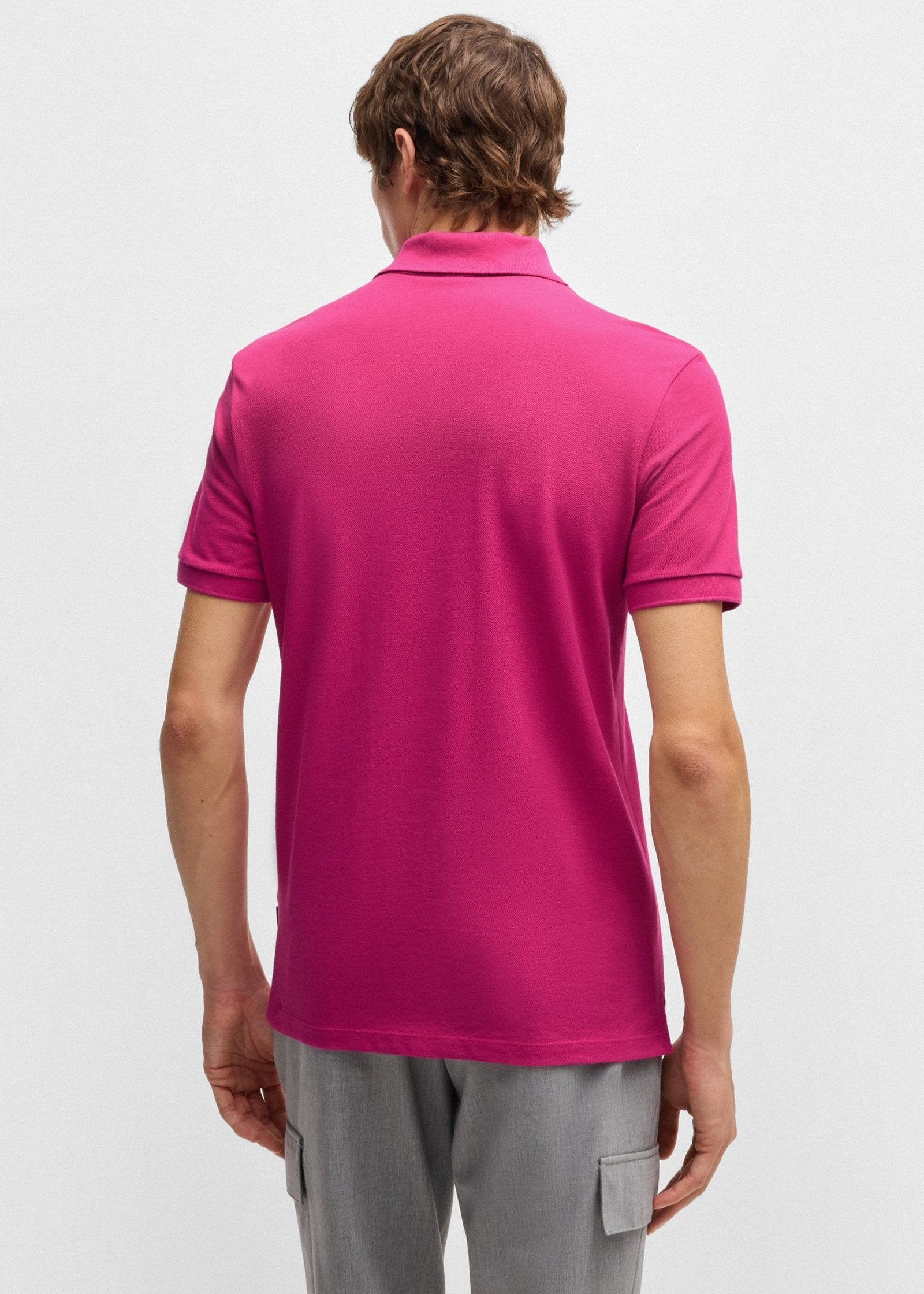 Polo BOSS rose pour homme | Georgespaul             