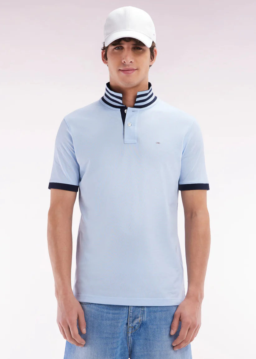 Polo Eden Park bleu pour homme | Georgespaul      