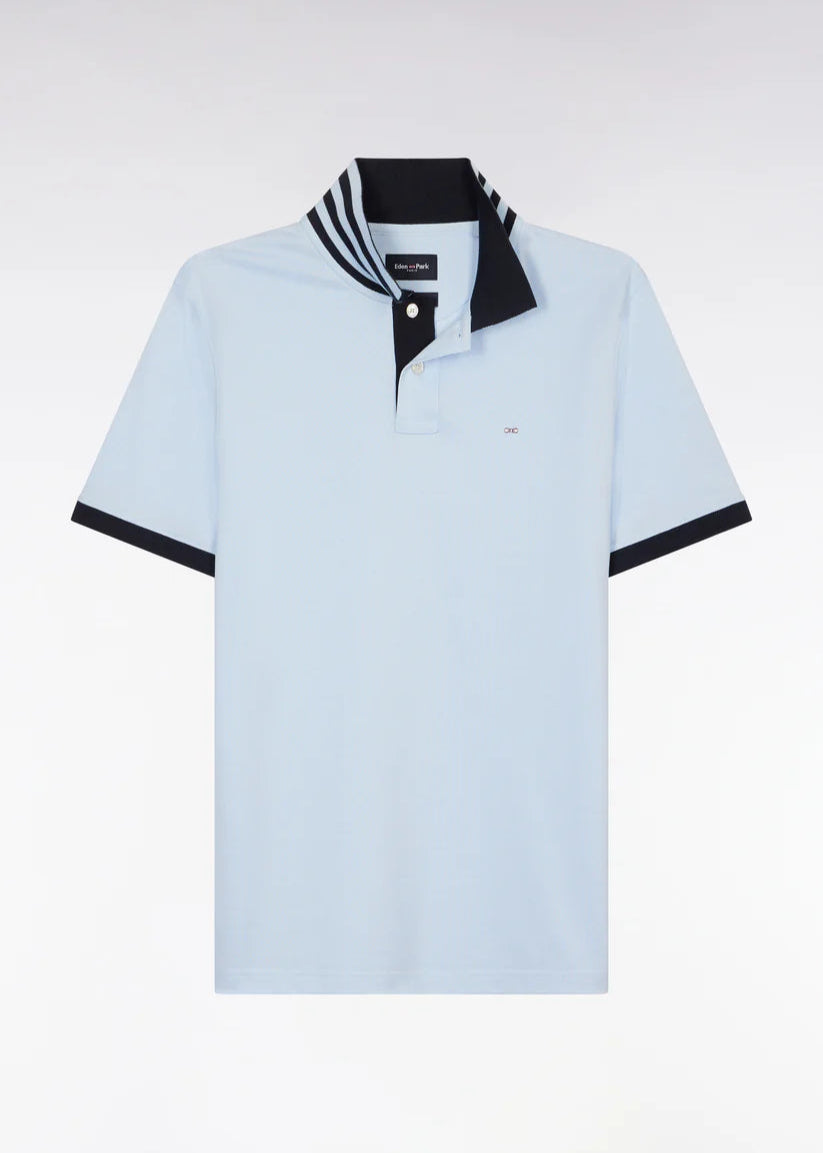 Polo Eden Park bleu pour homme | Georgespaul      