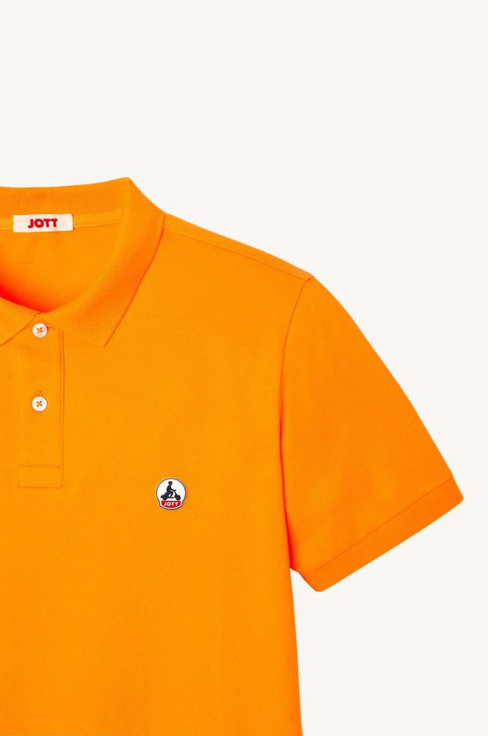 Polo JOTT orange en coton bio