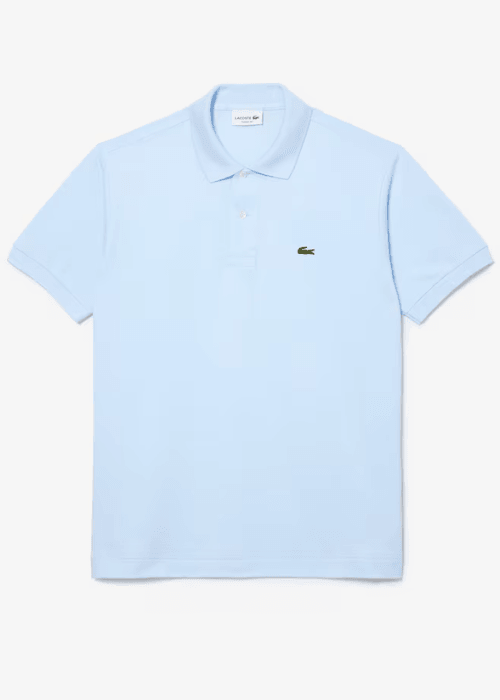 Polo L.12.12 Lacoste bleu clair - Georgespaul