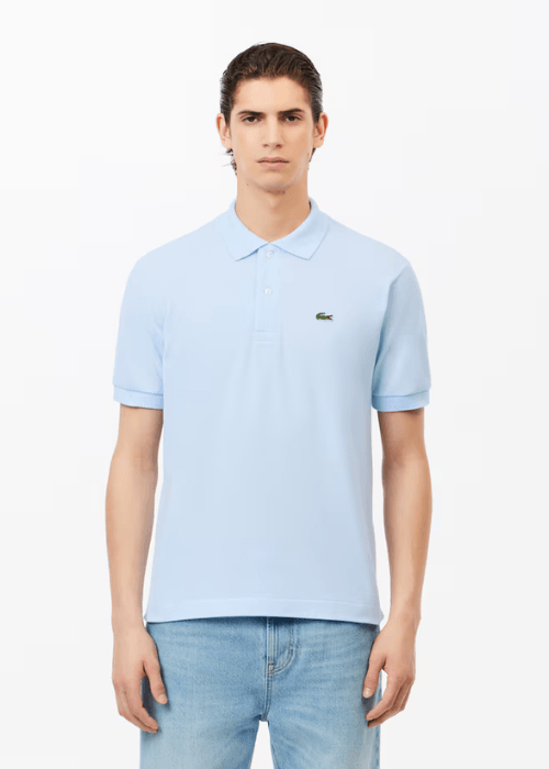 Polo L.12.12 Lacoste bleu clair - Georgespaul