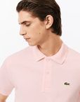 Polo L.12.12 Lacoste rose clair - Georgespaul