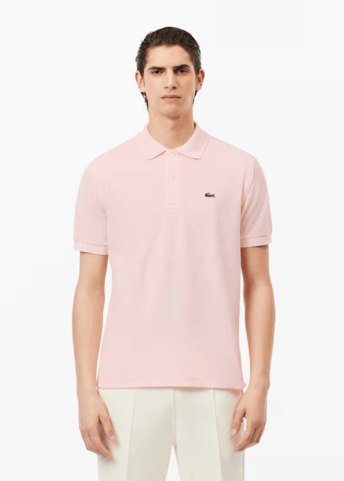 Polo L.12.12 Lacoste rose clair - Georgespaul