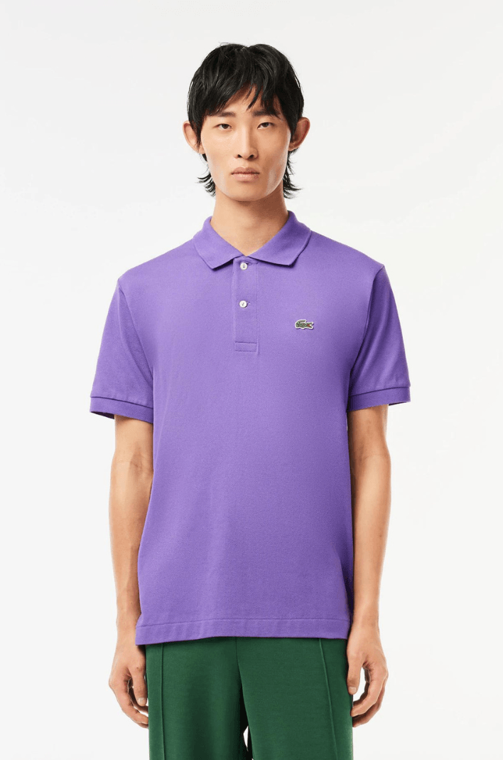 Polo L.12.12 Lacoste violet - Georgespaul