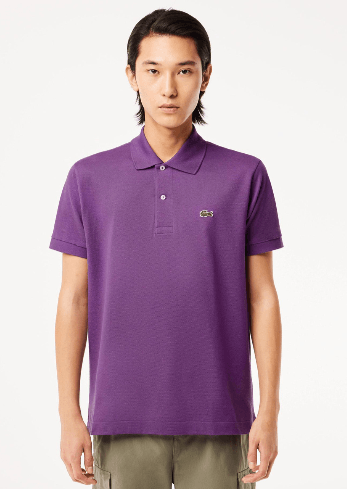 Polo L.12.12 Lacoste violet - Georgespaul