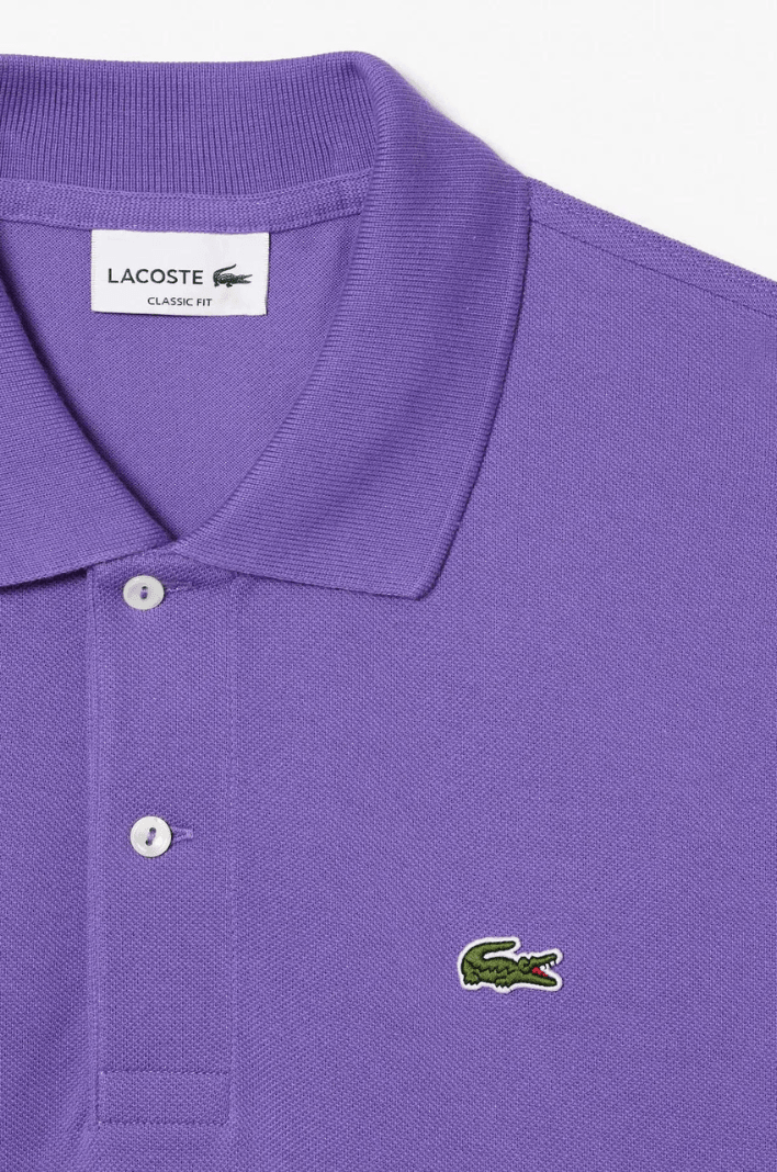 Polo L.12.12 Lacoste violet - Georgespaul