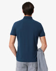 Polo Paris Lacoste bleu pour homme | Georgespaul   