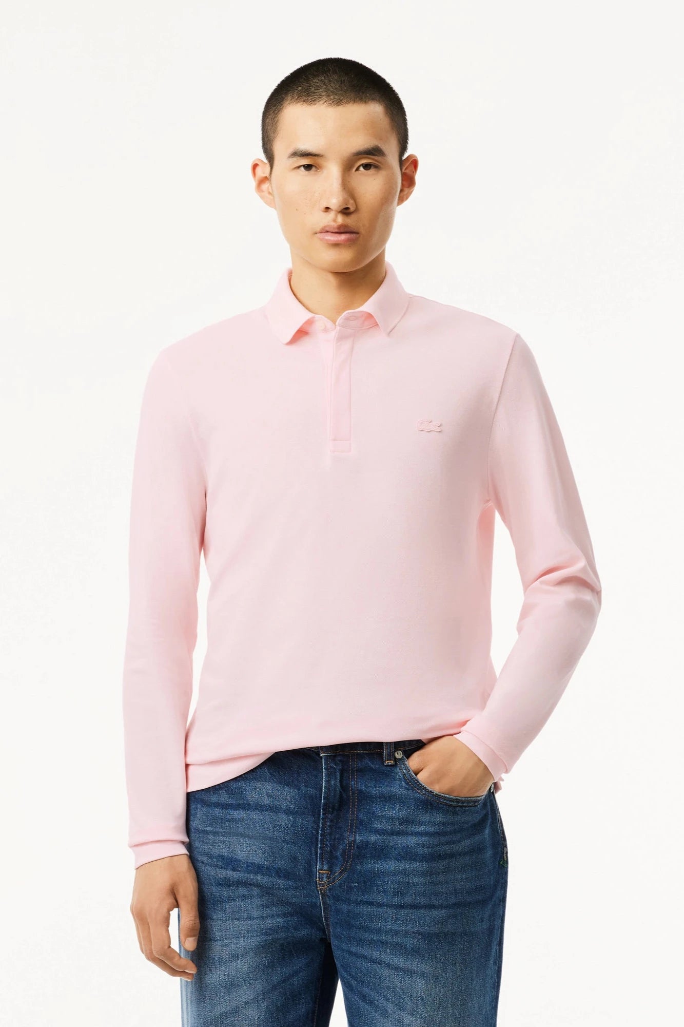 Polo Paris Lacoste rose - Georgespaul