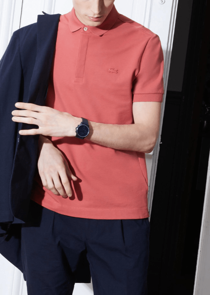 Polo Paris Lacoste rouge - Georgespaul