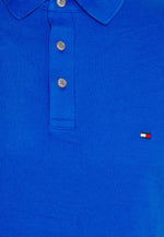 Laden Sie das Bild in den Galerie-Viewer, Polo Tommy Hilfiger ajusté bleu en coton bio pour homme I Georgespaul
