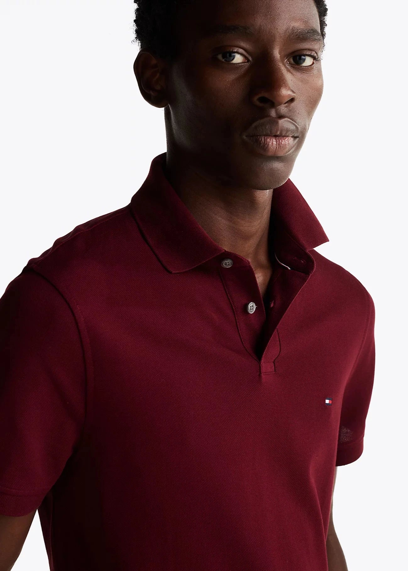 Polo Tommy Hilfiger bordeaux | Georgespaul        