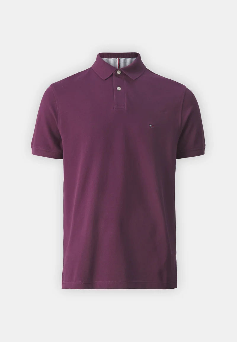 Polo Tommy Hilfiger bordeaux pour homme | Georgespaul