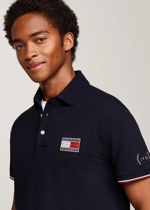 Polo Tommy Hilfiger marine - Georgespaul