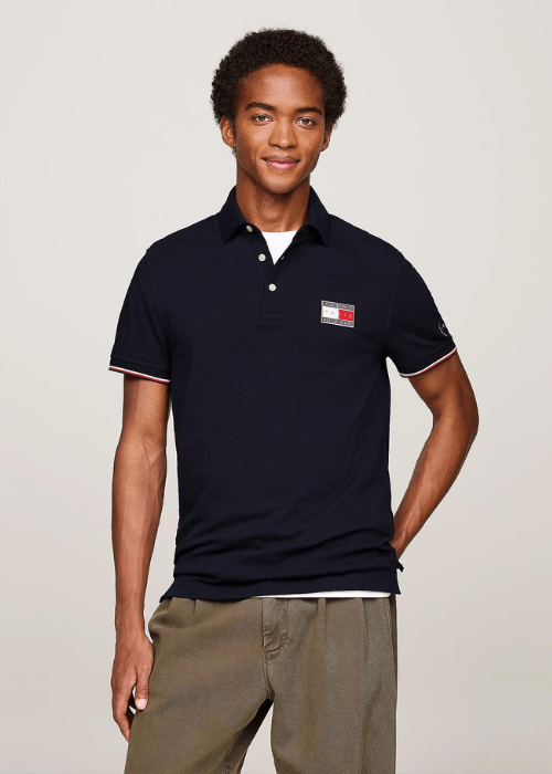 Polo Tommy Hilfiger marine - Georgespaul