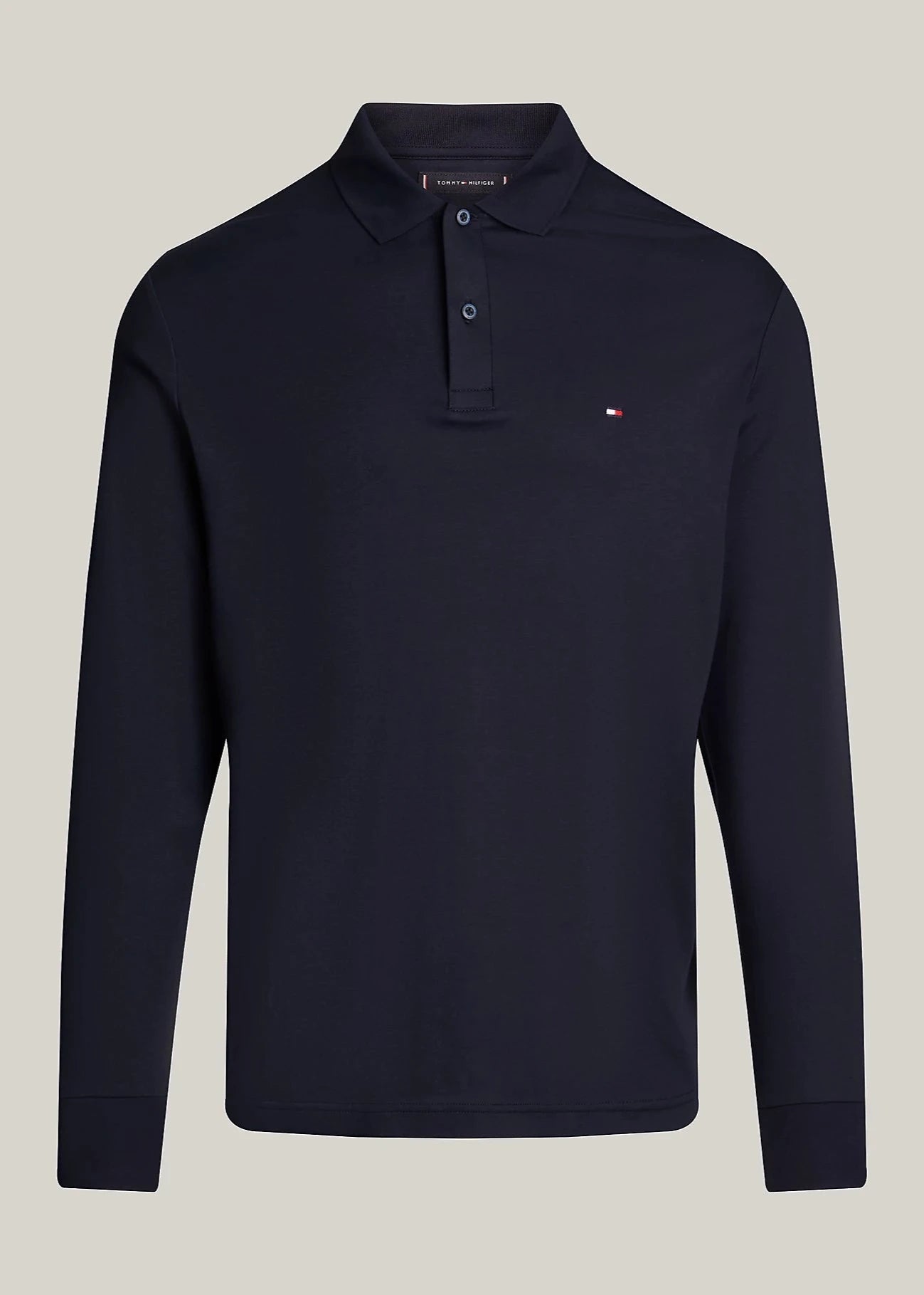 Polo manches longues Tommy Hilfiger marine | Goergespaul